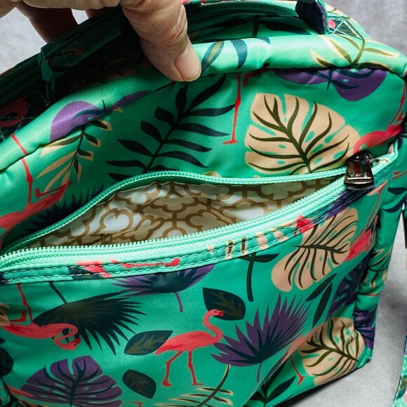 Lug Ranger Crossbody Bag With Flamingo & Leaf Design - Picture 11 of 16